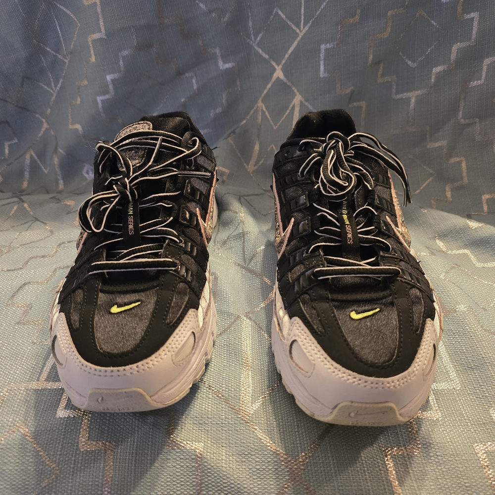 Nike Black, White, and Yellow Sneakers